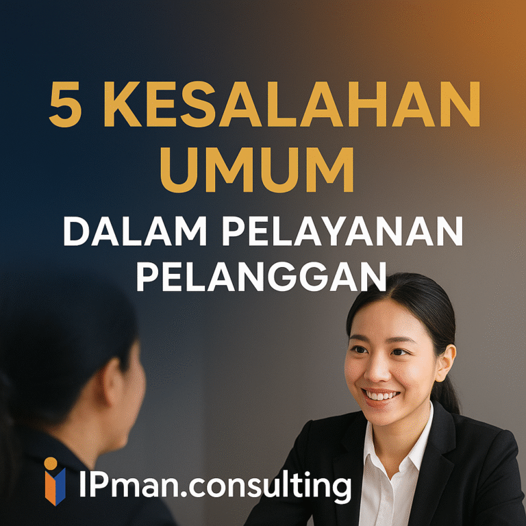 5 kesalahan umum dalam pelayanan pelanggan-IPman.consulting